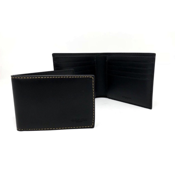 Coach 3 in 1 Cars Calf Leather Wallet - Picture 3 of 4